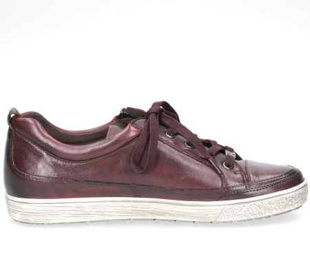 Кеды  женские Caprice  бордовый  кожа Z-90555 фото в интернет-магазине | Omadey.ru