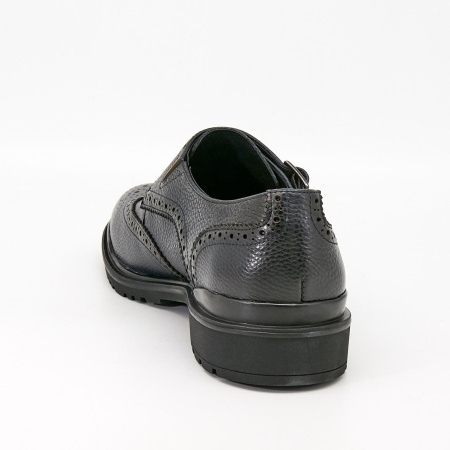 Туфли  Romitan  синий  кожа Z-90455 фото в интернет-магазине | Omadey.ru