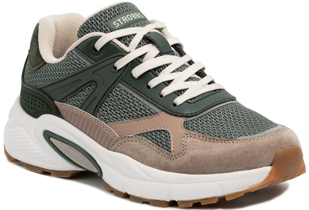 Кроссовки  Strobbs  хаки  замша/текстиль/микрофибра F-300387 фото в интернет-магазине | Omadey.ru