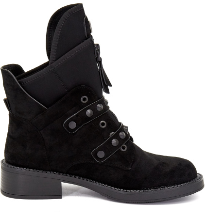 Ботинки  Betsy  черный  замша иск./стрейч Z-8368 фото в интернет-магазине | Omadey.ru