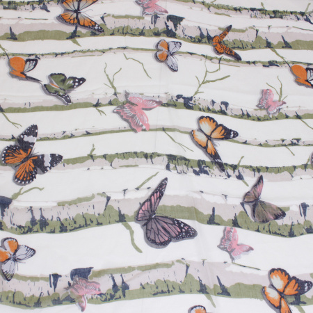 Шарф  женские De esse  зеленый  вискоза/хлопок c10905 фото в интернет-магазине | Omadey.ru