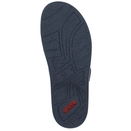 Шлепанцы  Rieker  синий  кожа искусств. F-400065 фото в интернет-магазине | Omadey.ru