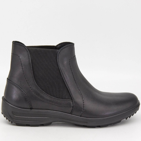 Ботинки  Esse  черный  кожа Z-89243 фото в интернет-магазине | Omadey.ru