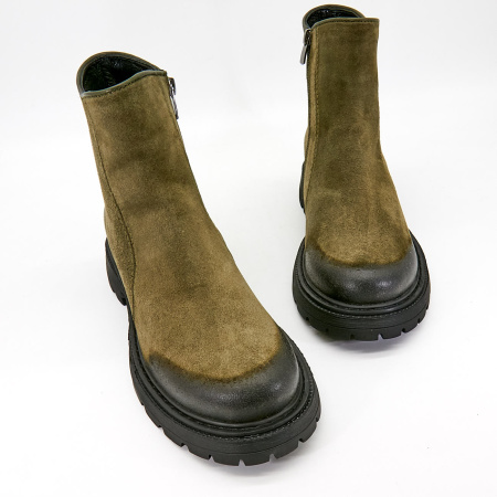 Ботинки  Dakkem  хаки  нубук Z-100407 фото в интернет-магазине | Omadey.ru