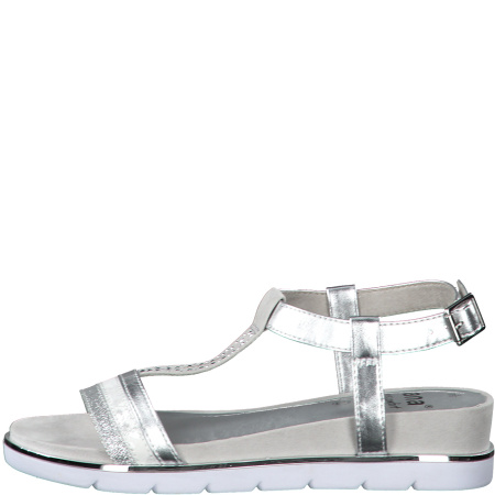 Сандалии  Jana  серебряный  текстиль F-81069 фото в интернет-магазине | Omadey.ru