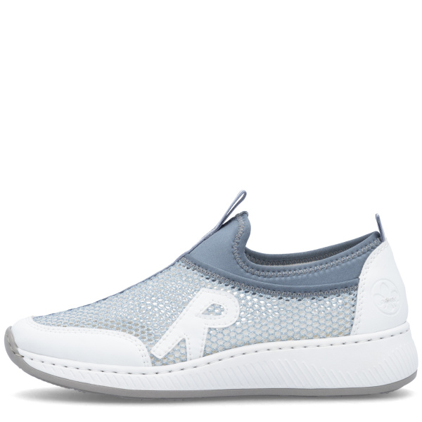 Фото Кроссовки  Rieker  голубой  кожа искусств./текстиль F-400527