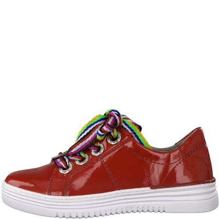 Кеды  Jana  красный  иск. материал F-80816 фото в интернет-магазине | Omadey.ru