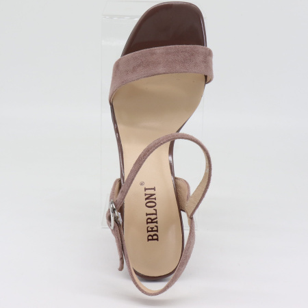 Босоножки  Berloni  розовый  кожа F-71027 фото в интернет-магазине | Omadey.ru