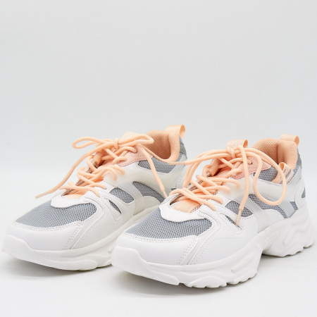 Кроссовки  Strobbs  белый  кожа искусств./текстиль F-90242 фото в интернет-магазине | Omadey.ru