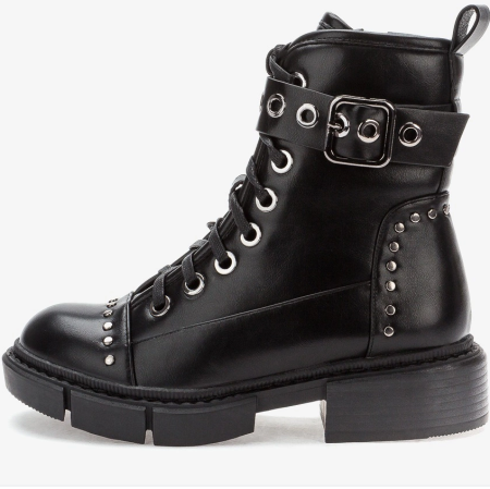 Ботинки  Betsy  черный  кожа искусств. Z-8382 фото в интернет-магазине | Omadey.ru