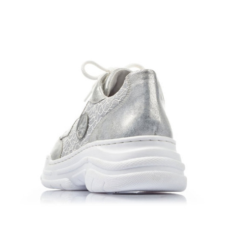 Кроссовки  Rieker  белый  кожа искусств./текстиль F-81043 фото в интернет-магазине | Omadey.ru