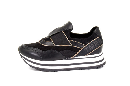 Кроссовки  Tamaris  черный  текстиль Z-8300 фото в интернет-магазине | Omadey.ru