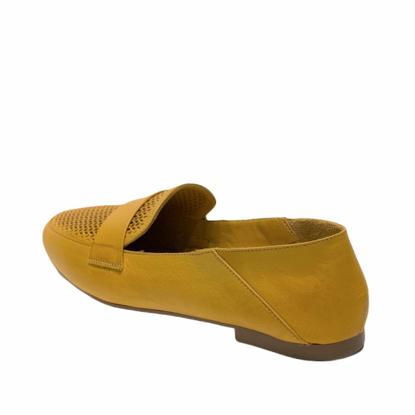 Фото Туфли  Rovigo  желтый  кожа F-90960