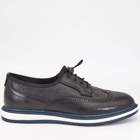 Полуботинки  Provokator  черный  кожа Z-90318 фото в интернет-магазине | Omadey.ru