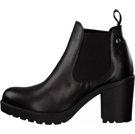 Ботильоны  S.Oliver  черный  кожа Z-8164 фото в интернет-магазине | Omadey.ru