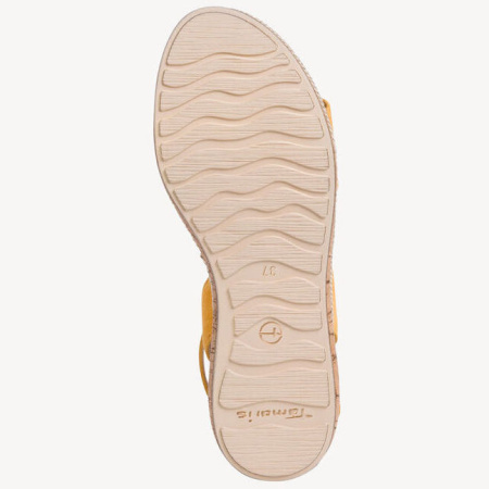 Сандалии  Tamaris  желтый  кожа F-90752 фото в интернет-магазине | Omadey.ru