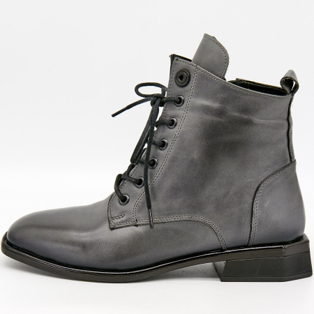 Ботинки  Dakkem  черный  кожа Z-100392 фото в интернет-магазине | Omadey.ru