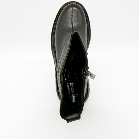 Ботинки  Dakkem  черный  кожа Z-100397 фото в интернет-магазине | Omadey.ru