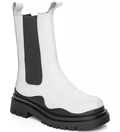 Полусапоги  Bonavi  белый  кожа Z-100574 фото в интернет-магазине | Omadey.ru