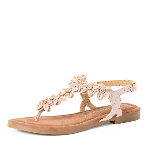 Фото Сандалии  Marco Tozzi  пудра  кожа F-401083