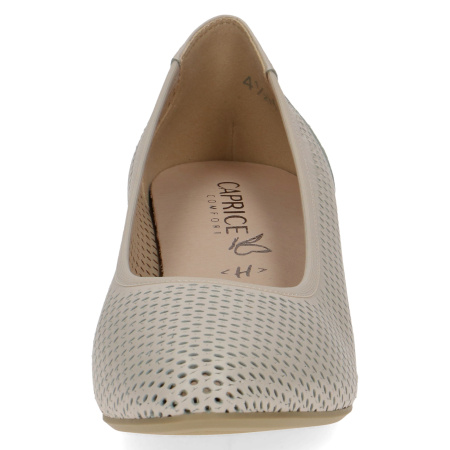 Балетки  Caprice  бежевый  кожа F-400948 фото в интернет-магазине | Omadey.ru