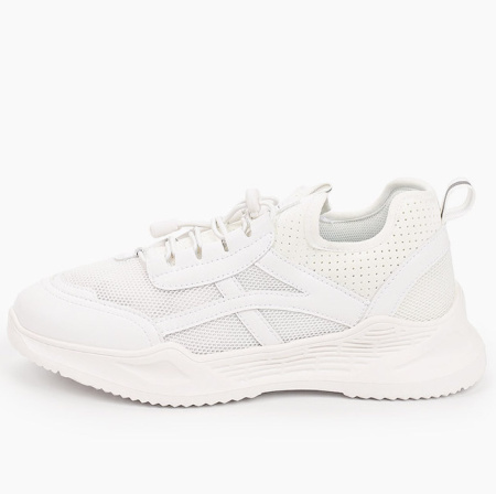 Кроссовки  Strobbs  белый  кожа искусств./текстиль F-90978 фото в интернет-магазине | Omadey.ru