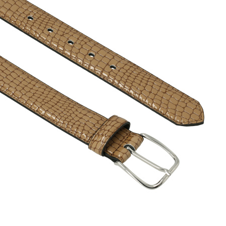 Ремень  Tamaris  бежевый  кожа лаковая c10408 фото в интернет-магазине | Omadey.ru