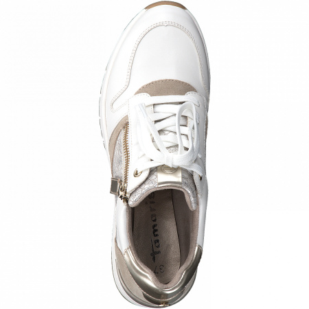 Кроссовки  женские Tamaris  белый  иск. материал F-90224 фото в интернет-магазине | Omadey.ru