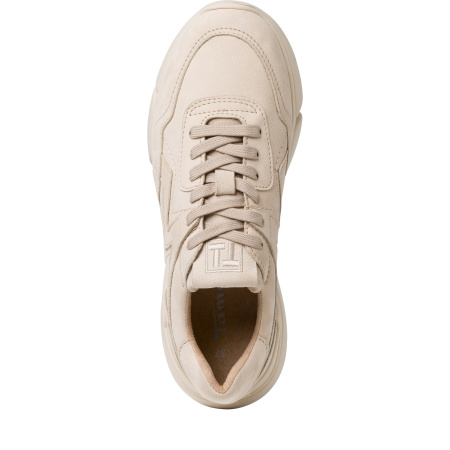 Кроссовки  Tamaris  бежевый  кожа F-200177 фото в интернет-магазине | Omadey.ru