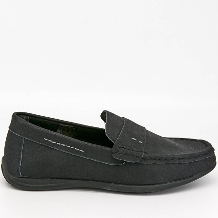 Туфли  Tesoro  черный  кожа Z-7485 фото в интернет-магазине | Omadey.ru