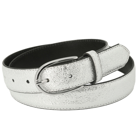 Ремень  Tamaris  серебряный  кожа c10415 фото в интернет-магазине | Omadey.ru