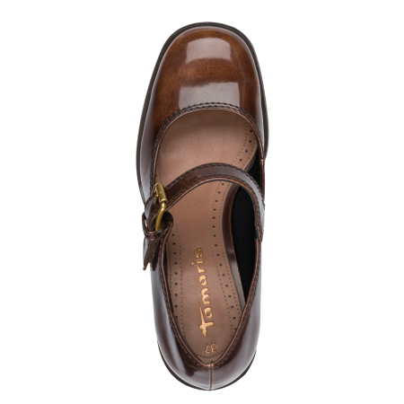 Туфли  Tamaris  коричневый  кожа искусств.  Z-400957 фото в интернет-магазине | Omadey.ru