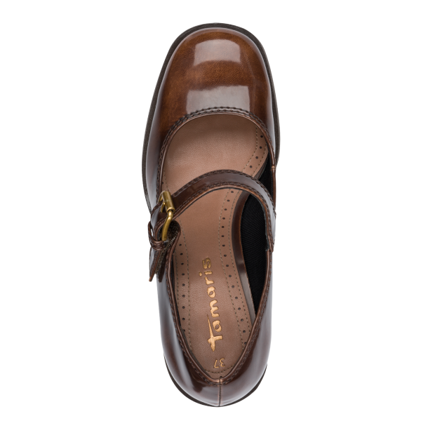 Фото Туфли  Tamaris  коричневый  кожа искусств.  Z-400957