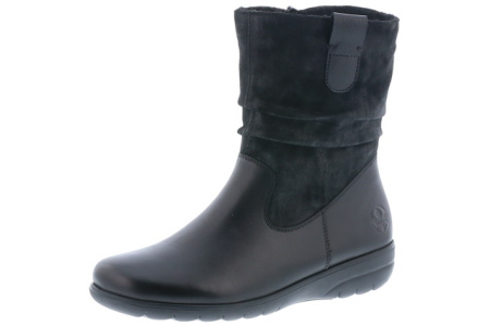 Полусапоги  Rieker  черный  кожа/кожа искусств. Z-89197 фото в интернет-магазине | Omadey.ru