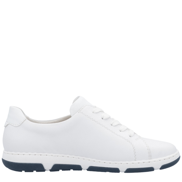 Фото Кроссовки  Rieker  белый  кожа/кожа искусств. F-401101