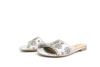 Шлепанцы  Caprice  серебряный  кожа F-7482 фото в интернет-магазине | Omadey.ru