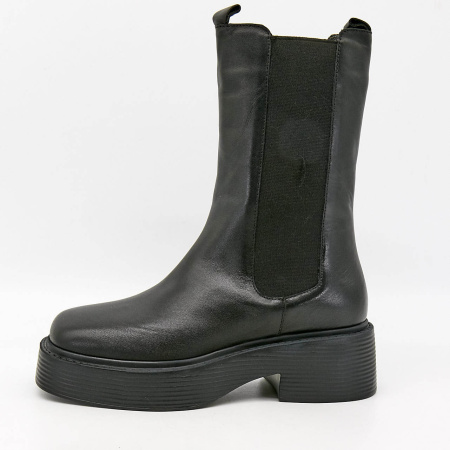 Ботинки  Dakkem  черный  кожа Z-100404