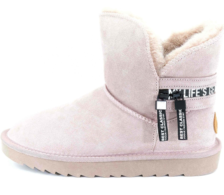 Полусапоги  Keddo  розовый  замша Z-8621 фото в интернет-магазине | Omadey.ru