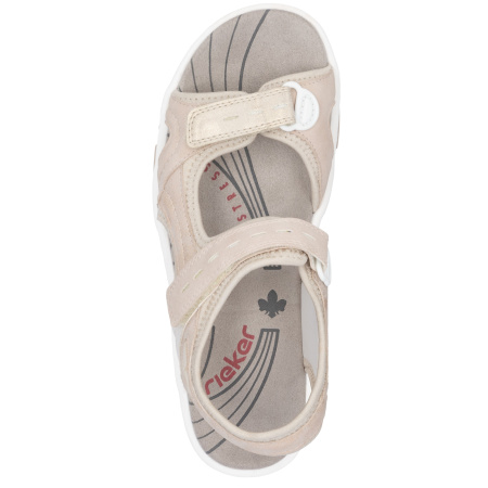 Сандалии  Rieker  розовый  кожа искусств./текстиль F-401132 фото в интернет-магазине | Omadey.ru