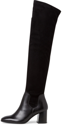 Ботфорты  Tamaris  черный  текстиль Z-90410 фото в интернет-магазине | Omadey.ru