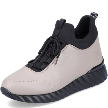 Полуботинки  Remonte  серый  кожа/текстиль Z-400110 фото в интернет-магазине | Omadey.ru