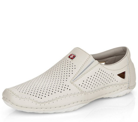 Туфли летние  Rieker  белый  кожа F-100754 фото в интернет-магазине | Omadey.ru Туфли летние  Rieker  белый  кожа F-100754 фото в интернет-магазине | Omadey.ru