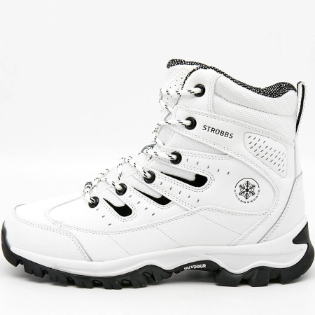 Кроссовки  Strobbs  белый  кожа/кожа искусств. Z-90517 фото в интернет-магазине | Omadey.ru