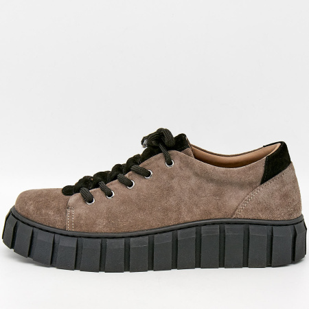 Ботинки  Dakkem  серый  замша Z-100383 фото в интернет-магазине | Omadey.ru