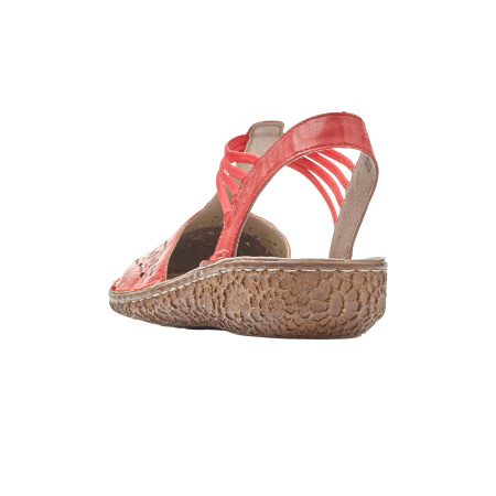 Сандалии  Rieker  красный  кожа/кожа искусств. F-81041 фото в интернет-магазине | Omadey.ru