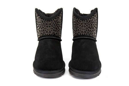 Полусапоги  Baden  черный  кожа Z-8704 фото в интернет-магазине | Omadey.ru