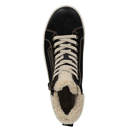 Ботинки  Remonte  серый  кожа/текстиль Z-401057 фото в интернет-магазине | Omadey.ru