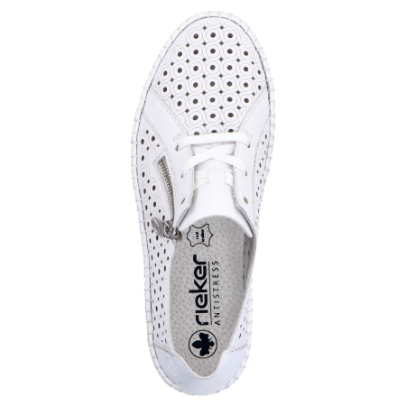 Кроссовки  Rieker  белый  кожа/кожа искусств. F-400182 фото в интернет-магазине | Omadey.ru
