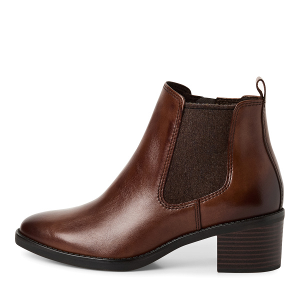Фото Ботинки  Marco Tozzi  коричневый  кожа Z-401003 Фото Ботинки  Marco Tozzi  коричневый  кожа Z-401003