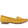 Мокасины  женские Rieker  желтый  кожа/кожа искусств. F-90122 фото в интернет-магазине | Omadey.ru